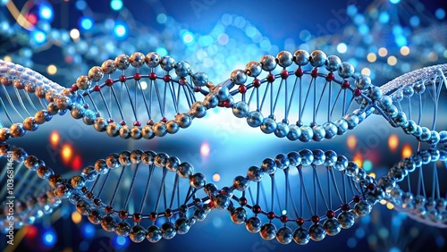 Representation of DNA double helix