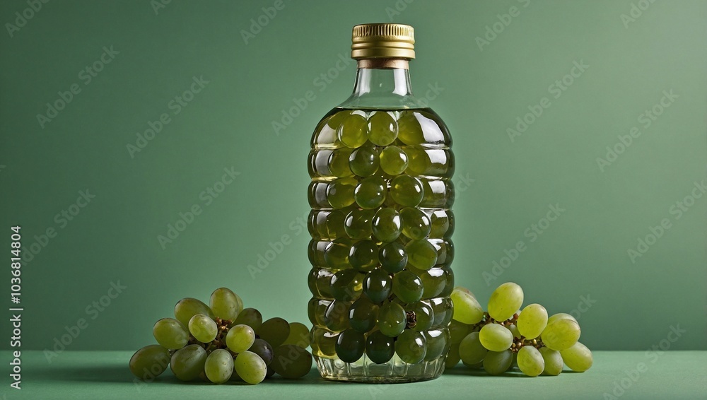 green olives in a bottle