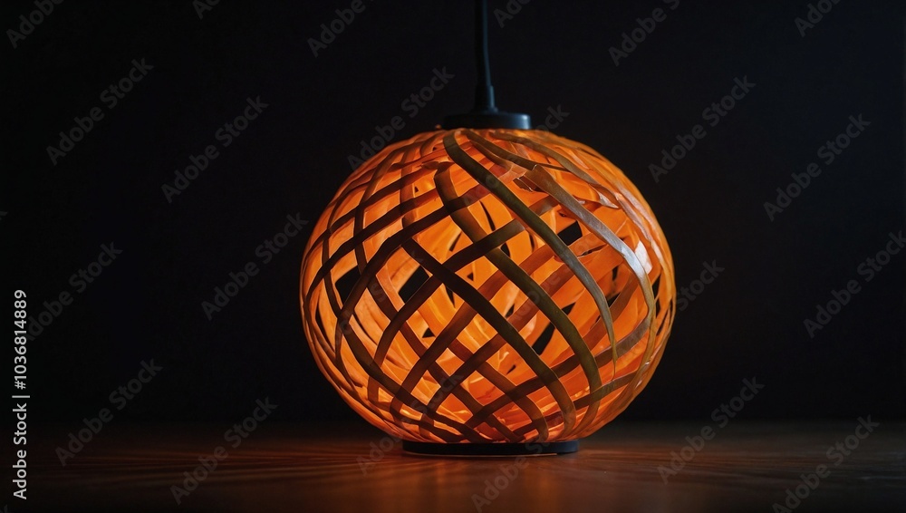A glowing orange with its peel spiraling away