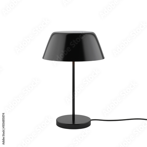 Modern Black Desk Lamp Featuring Sleek Design and Stylish Look