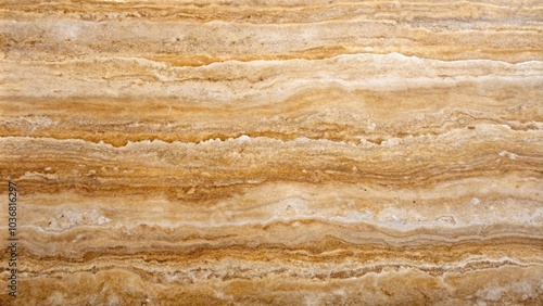 Travertine surface in brown and light brown colors