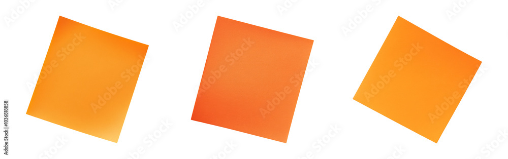 Isolated Orange Shapes on Transparent Background Isolated Orange Shapes on Transparent Background