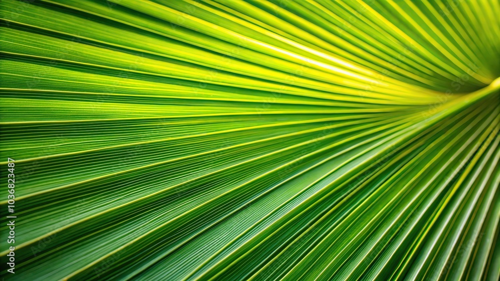 Tilted angle macro photography of a palm leaf, natural background Tilted angle macro photography of a palm leaf, natural background