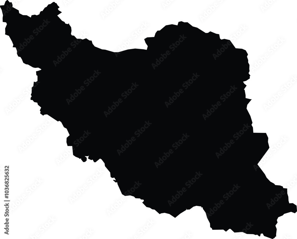 Black Iran Map