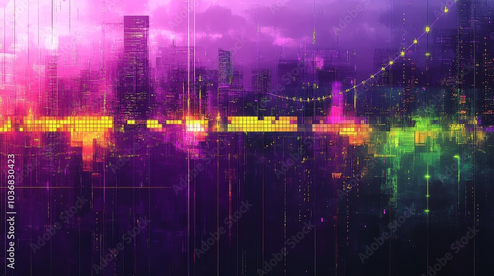 Fototapeta premium Regret avoidance in portfolio rebalancing Professional stock illustration