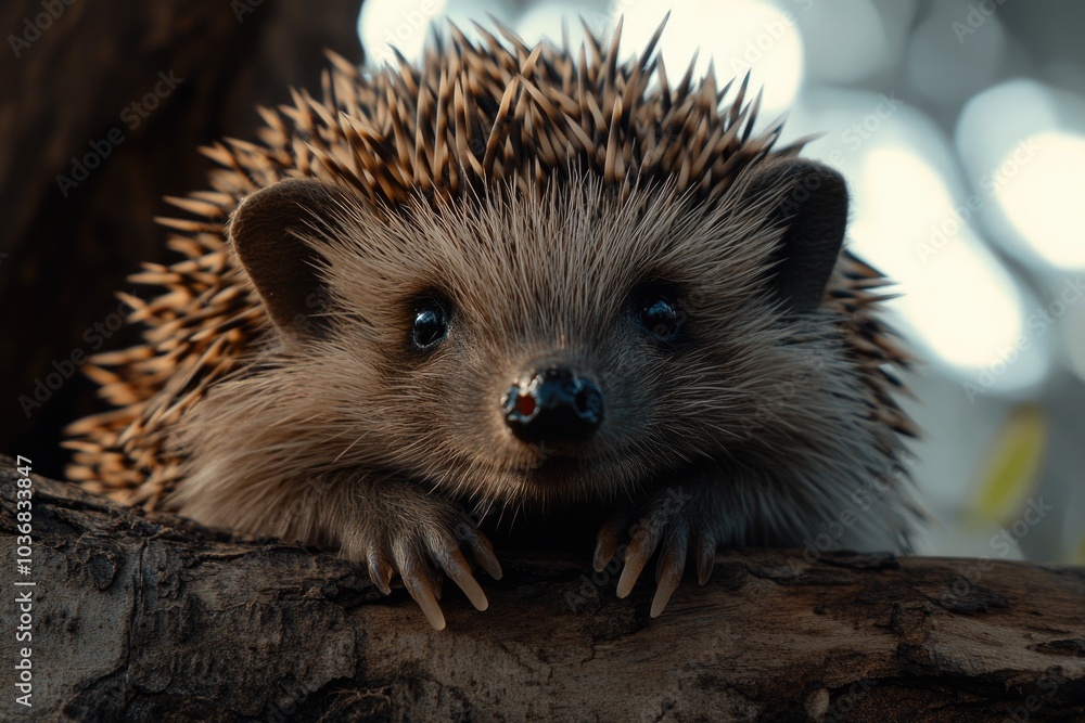 Fototapeta premium A close-up shot of a dense hedge growing on a tree branch
