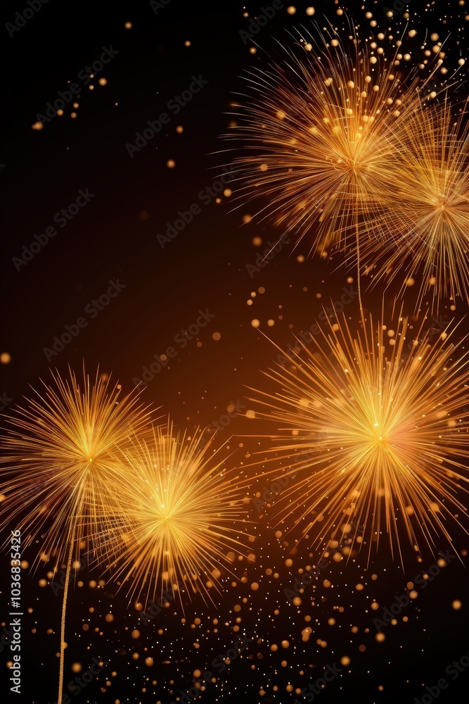 Golden Fireworks Display for Celebration Events Golden Fireworks Display for Celebration Events