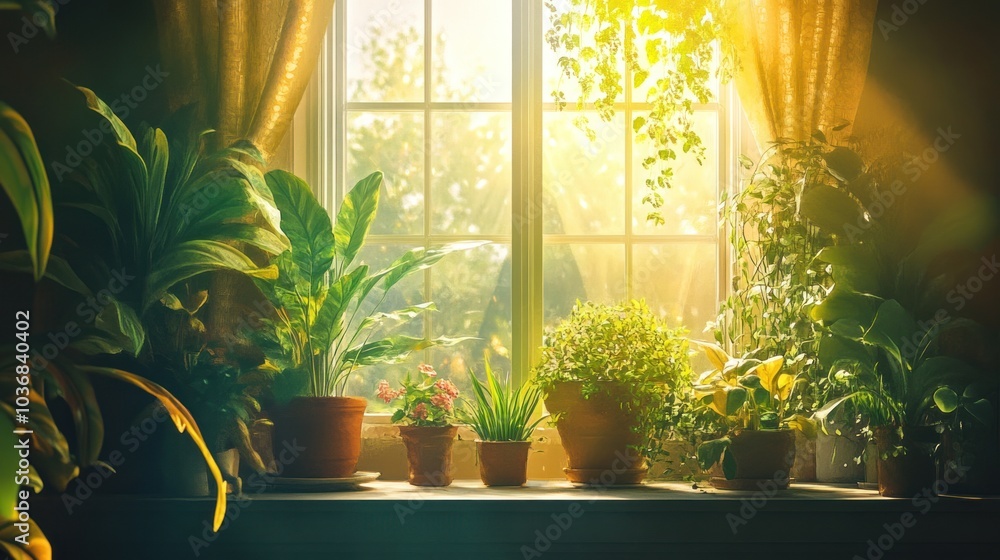 Sunlight Streaming Through Window Sunlight Streaming Through Window