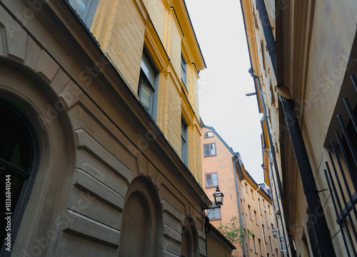 Low angle view of buildings against sky