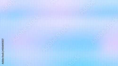 Soft blue and purple gradient background template.Ribbed glass effect texture.Vector abstract wave glass background. The texture of the wavy glass background. The blurry, bright backdrop for a banner.