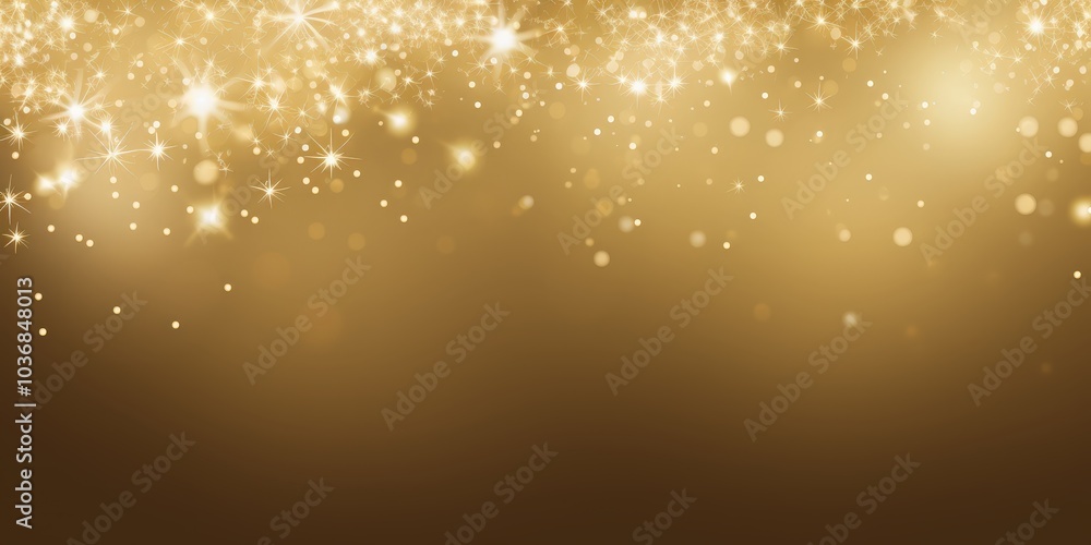 Shimmering Gold Background with Sparkling Lights Shimmering Gold Background with Sparkling Lights