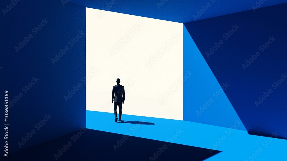 Exploring the Unknown: A Minimalist Perspective on Light and Shadow in Abstract Space Exploring the Unknown: A Minimalist Perspective on Light and Shadow in Abstract Space