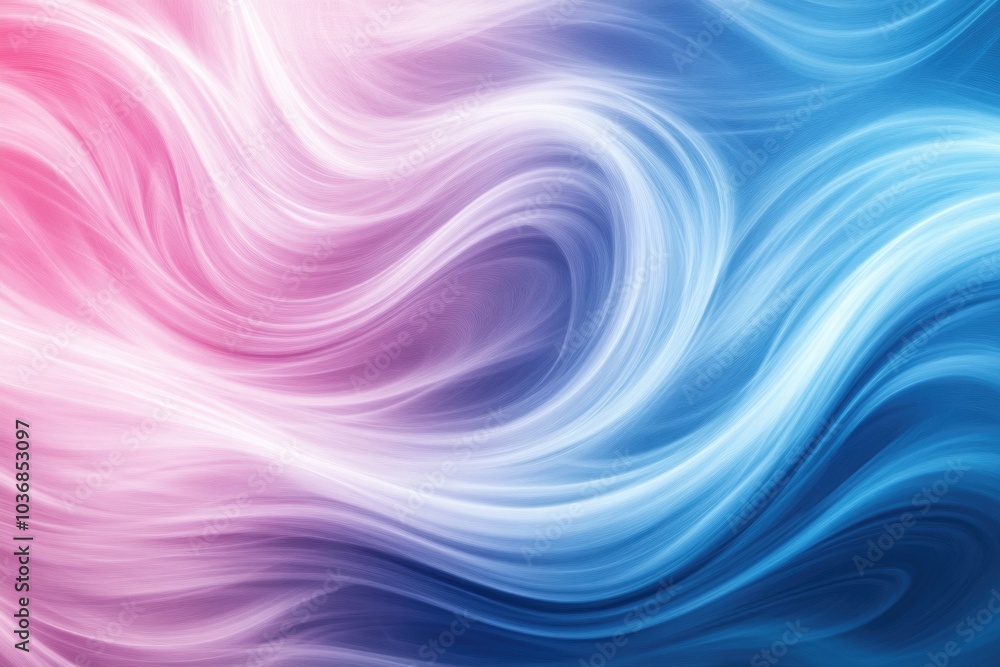 Abstract design featuring wavy lines on a blue and pink background Abstract design featuring wavy lines on a blue and pink background