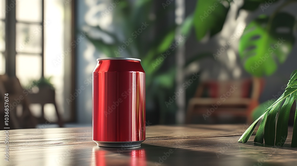 Aluminum Soda Can Mockup: Advertising Drinks Product with a Feature Aluminum Soda Can Mockup: Advertising Drinks Product with a Feature
