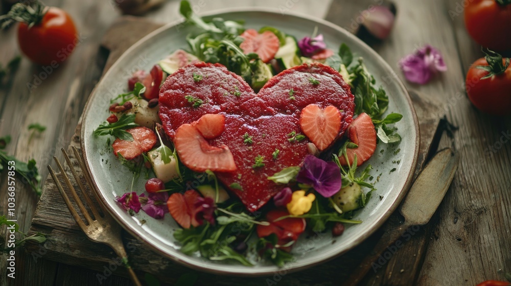 A simple plate filled with various meats and vegetables, perfect for a meal or snack A simple plate filled with various meats and vegetables, perfect for a meal or snack