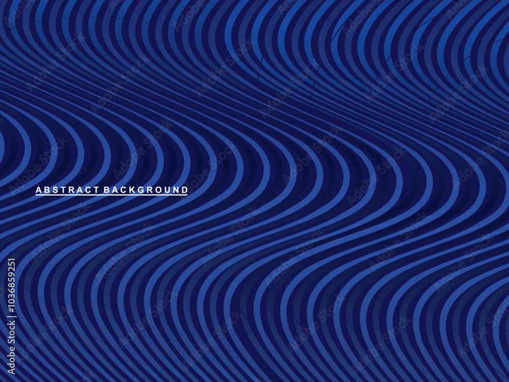 Abstract blue glowing wave lines on dark blue background. Modern shiny gradient blue futuristic pattern. Futuristic technology concept, suitable for covers, posters, banners, brochures, websites, etc. Abstract blue glowing wave lines on dark blue background. Modern shiny gradient blue futuristic pattern. Futuristic technology concept, suitable for covers, posters, banners, brochures, websites, etc.