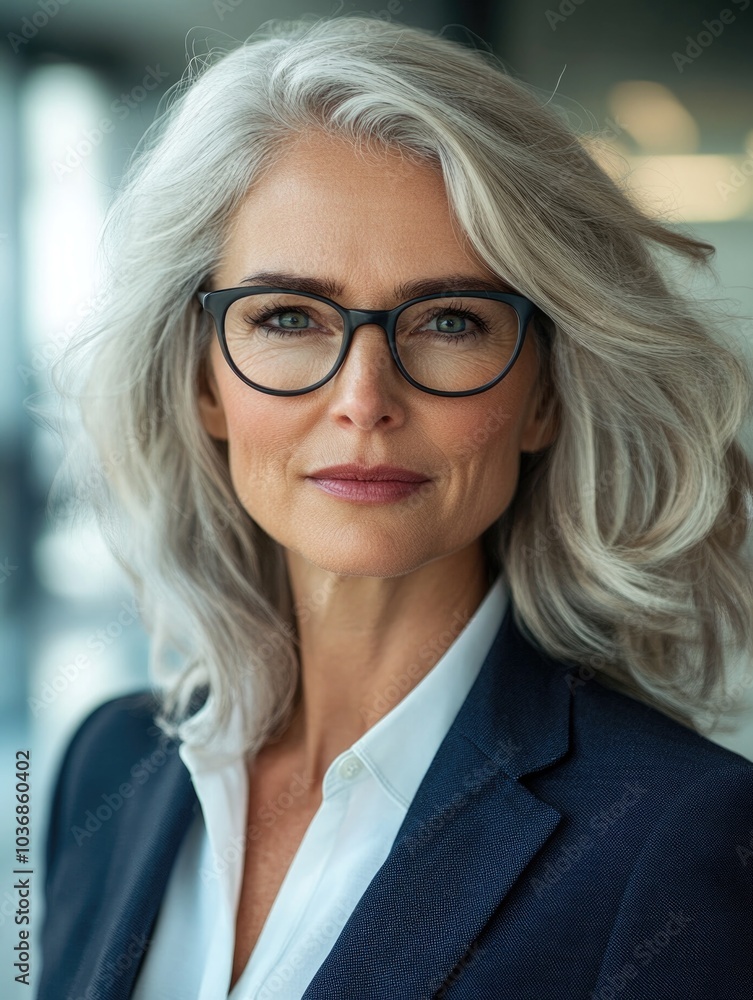 Elegant Professional Woman in Business Attire Elegant Professional Woman in Business Attire