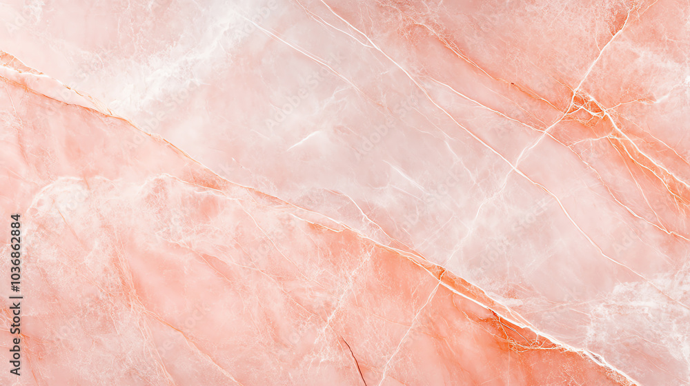 Fototapeta premium A stunning close-up of a pink marble texture, showcasing intricate veins and swirls. Ideal for backgrounds, design projects, and artistic creations.