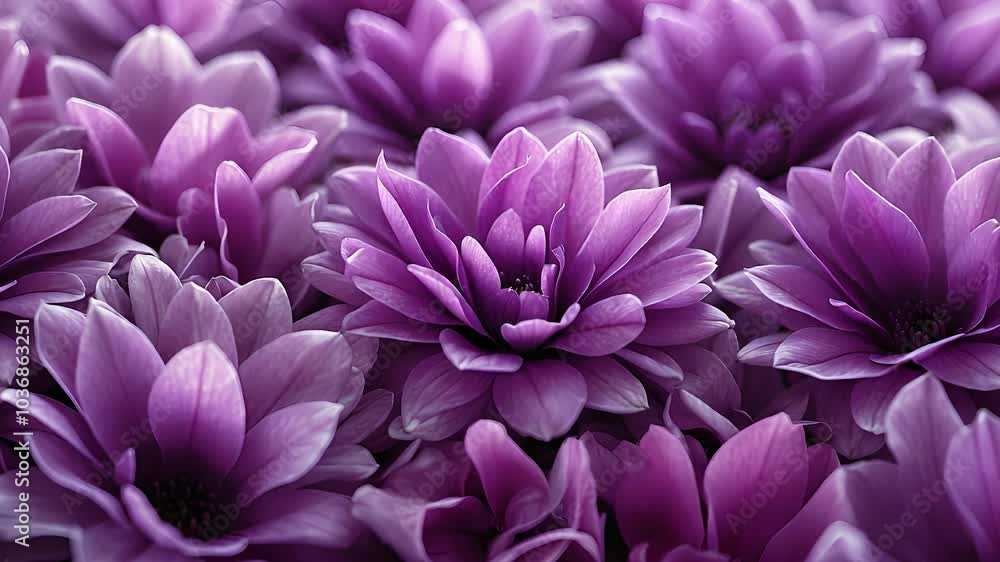 Closeup of Purple Lotus Flowers in Full Bloom
Closeup of Purple Lotus Flowers in Full Bloom