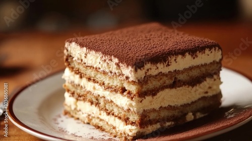 Delicious Tiramisu Dessert Ready to Indulge