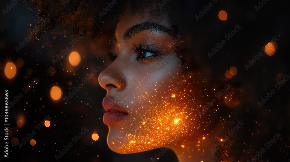 Silhouette of a Person Filled with Fireworks: A Stunning Visual of Celebration and Wonder Silhouette of a Person Filled with Fireworks: A Stunning Visual of Celebration and Wonder