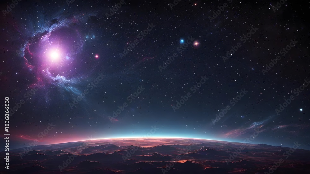Obraz premium planet in space