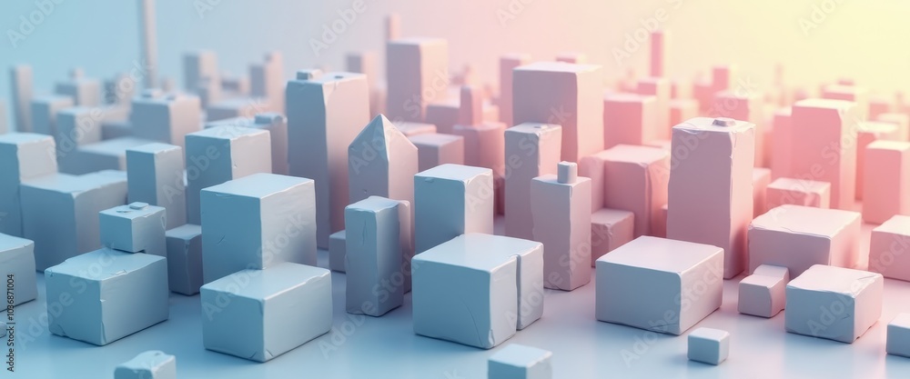 Isometric Cubic Design Background Isometric Cubic Design Background