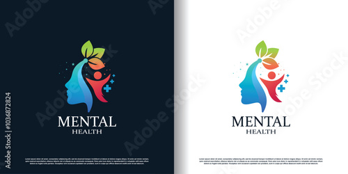 Psycholugy logo design with creative concept premium vector