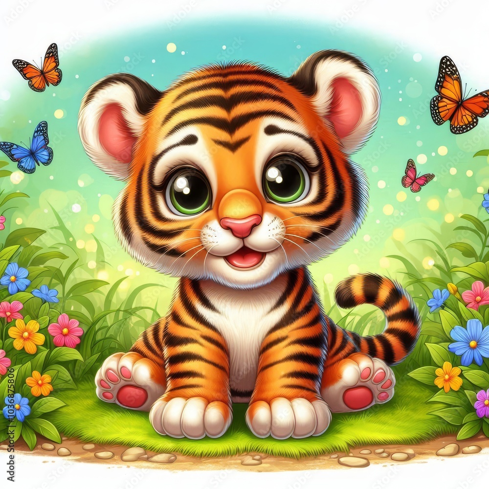 tiger in the jungle tiger in the jungle