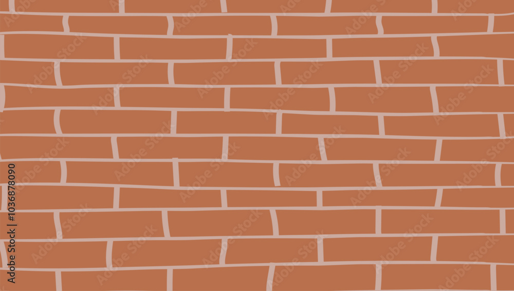 brown brick vector background could be used for a social media posts or as a background brown brick vector background could be used for a social media posts or as a background