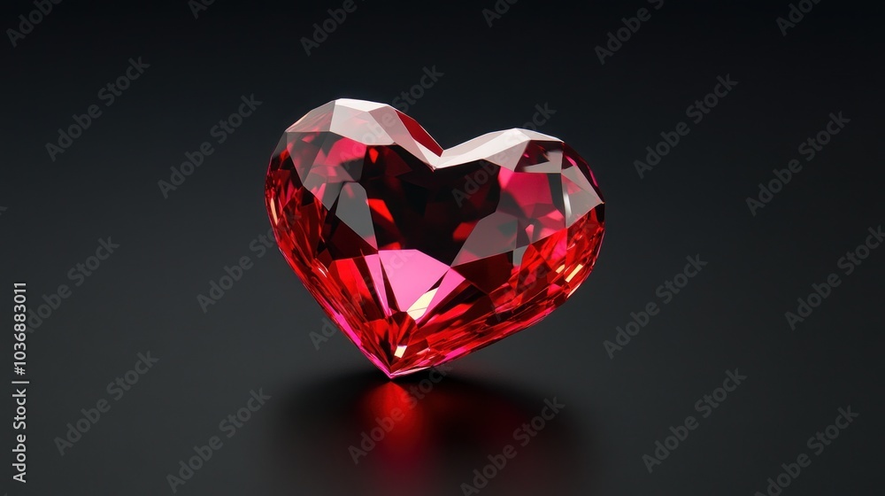 Sparkling Heart-Shaped Diamond Sparkling Heart-Shaped Diamond