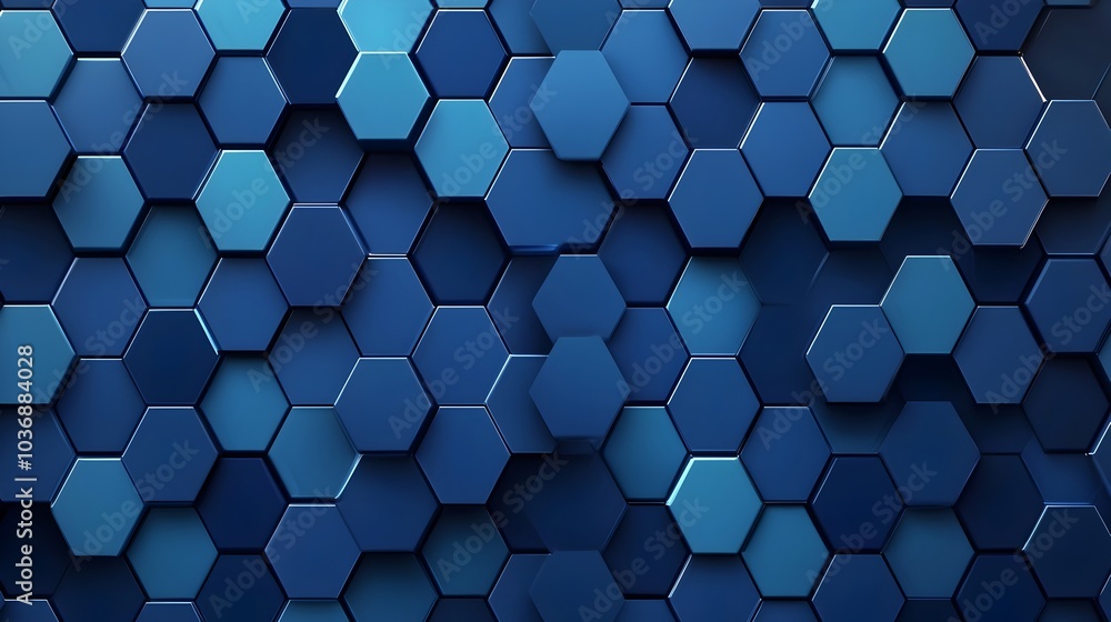Captivating Blue Geometric Honeycomb Pattern for Modern Background Design Captivating Blue Geometric Honeycomb Pattern for Modern Background Design
