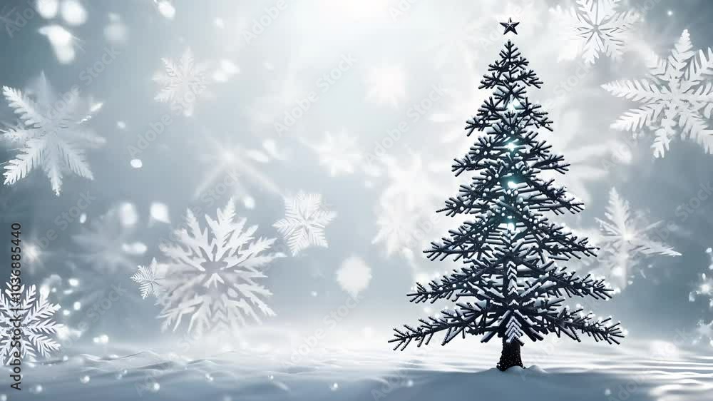 A stylised Christmas Themed Motion Background A stylised Christmas Themed Motion Background