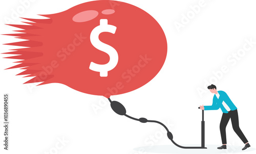 Excessive growth and inflation, bursting of financial bubbles, over-exertion,

