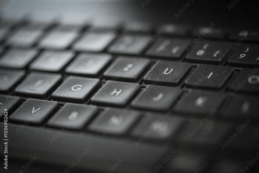 close up of laptop keyboard close up of laptop keyboard