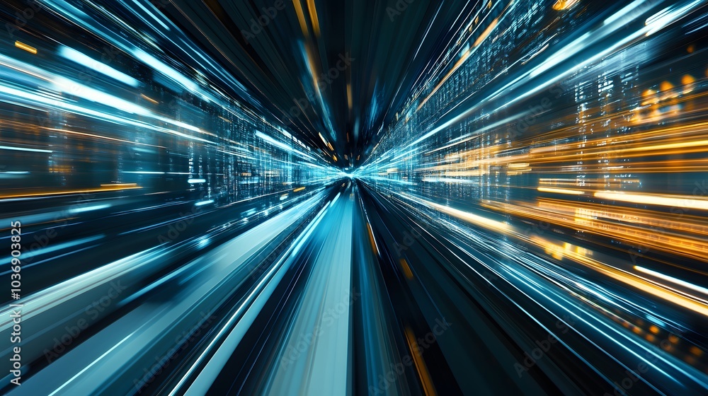 Automation concept with abstract high speed technology Automation concept with abstract high speed technology