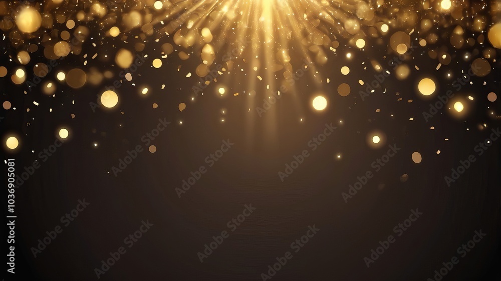 Obraz premium christmas lights background