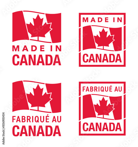 Made in Canada - stamp for production labeling