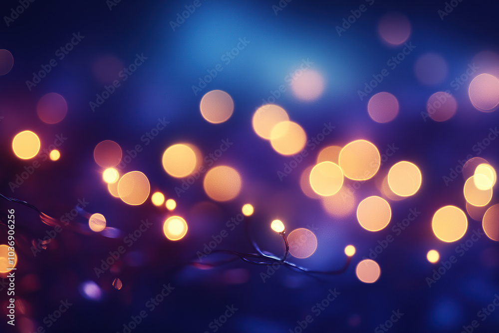 Dreamy Nights: A Dance of Warm Bokeh Dreamy Nights: A Dance of Warm Bokeh
