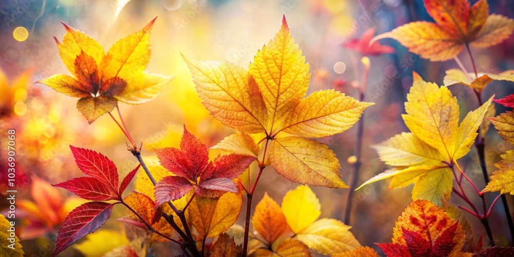 Vibrant double exposure photography showcases yellow and red leaf plants, creating captivating nature scenes ideal for artistic decor and appealing to nature lovers. Vibrant double exposure photography showcases yellow and red leaf plants, creating captivating nature scenes ideal for artistic decor and appealing to nature lovers.