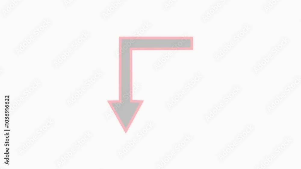 Abstract arrow icon. Abstract arrow icon.