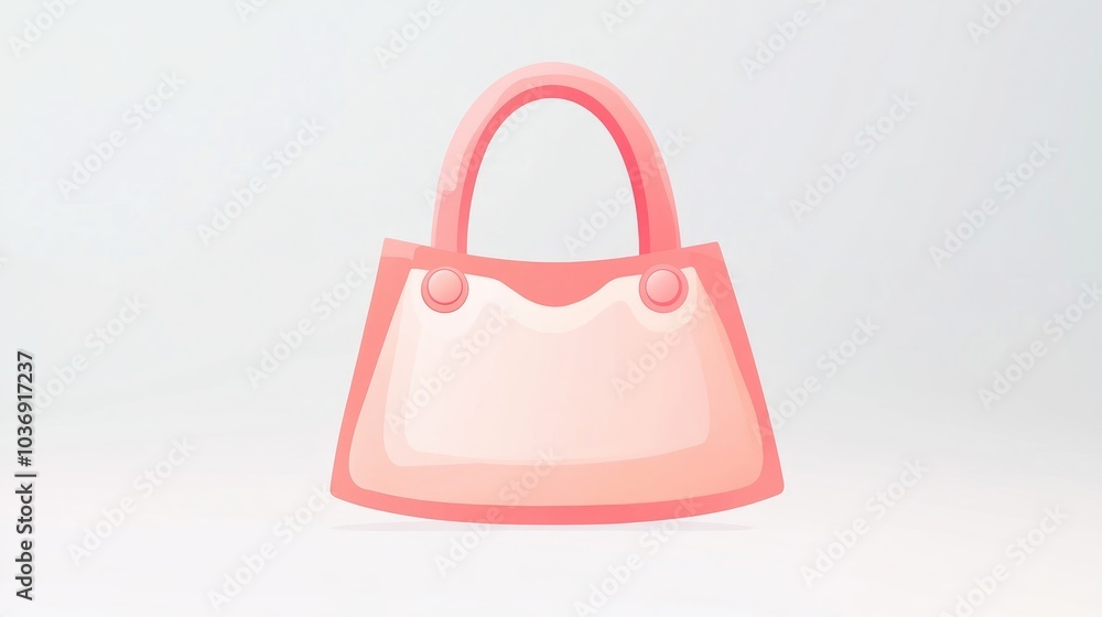 Fashion Bag Isolated on White Background Fashion Bag Isolated on White Background