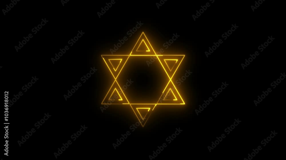 Glowing neon Star of David neon sign. neon star symbol Glowing neon Star of David neon sign. neon star symbol