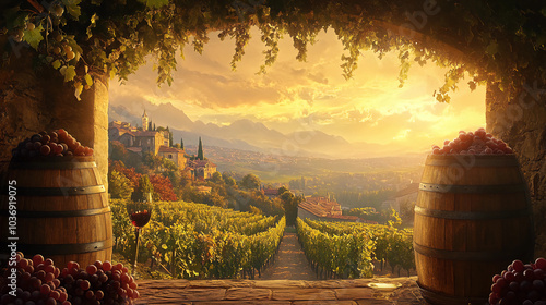 Beautiful vinyard