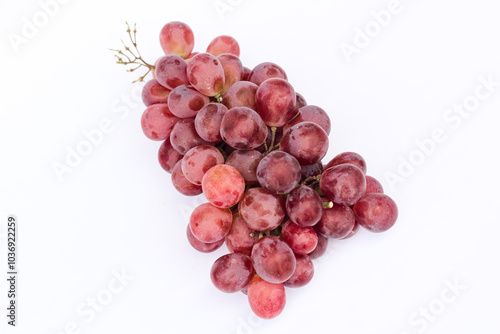 Wallpaper Mural Fresh grapes on a white background. Bunch of grapes. Torontodigital.ca