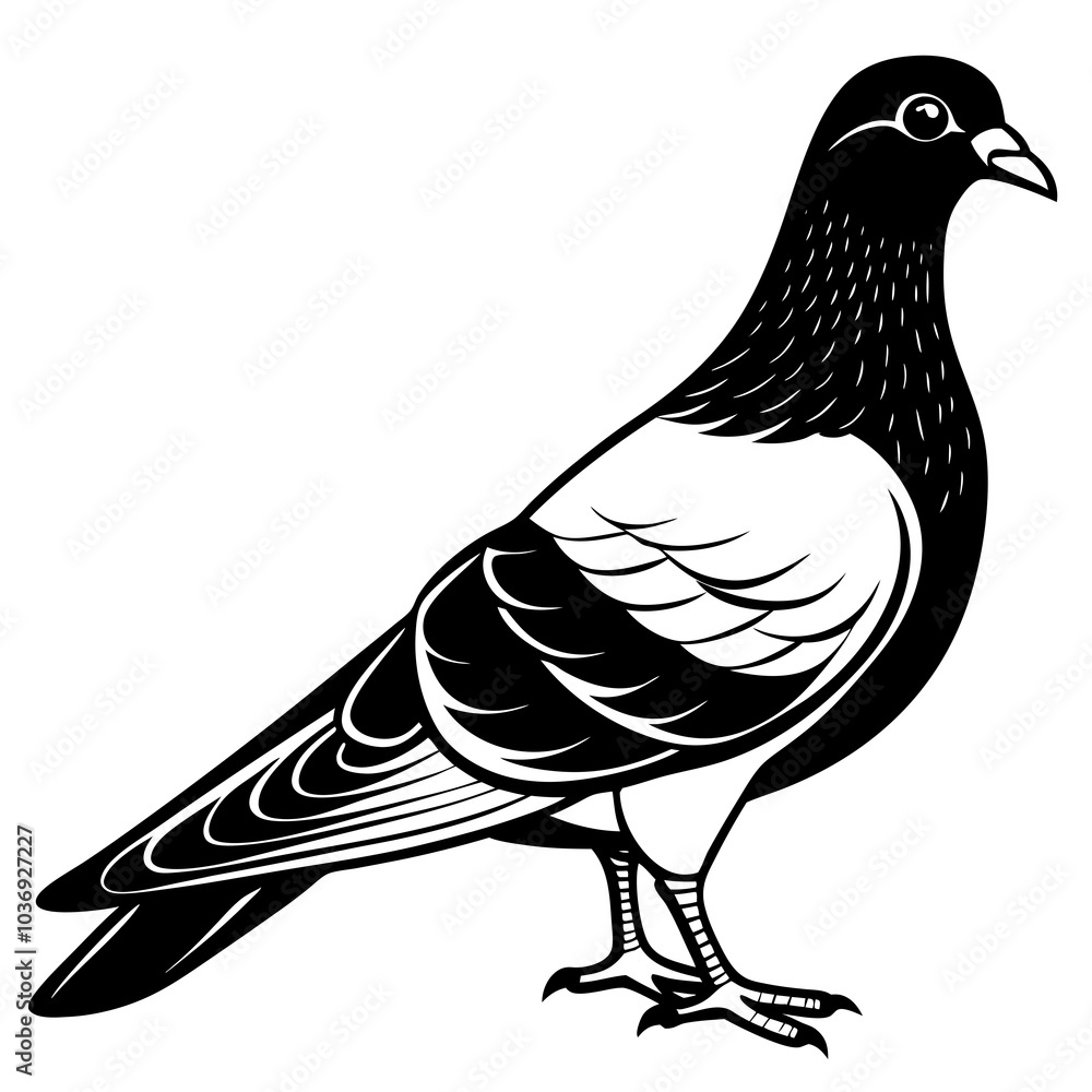 Obraz premium dove isolated on white