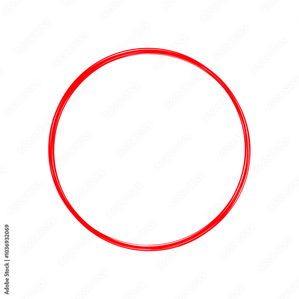 red circle line hand drawn red circle line hand drawn