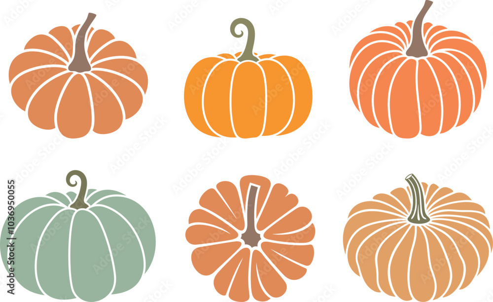 Pumpkin logo. Isolated pumpkin on white background Pumpkin logo. Isolated pumpkin on white background
