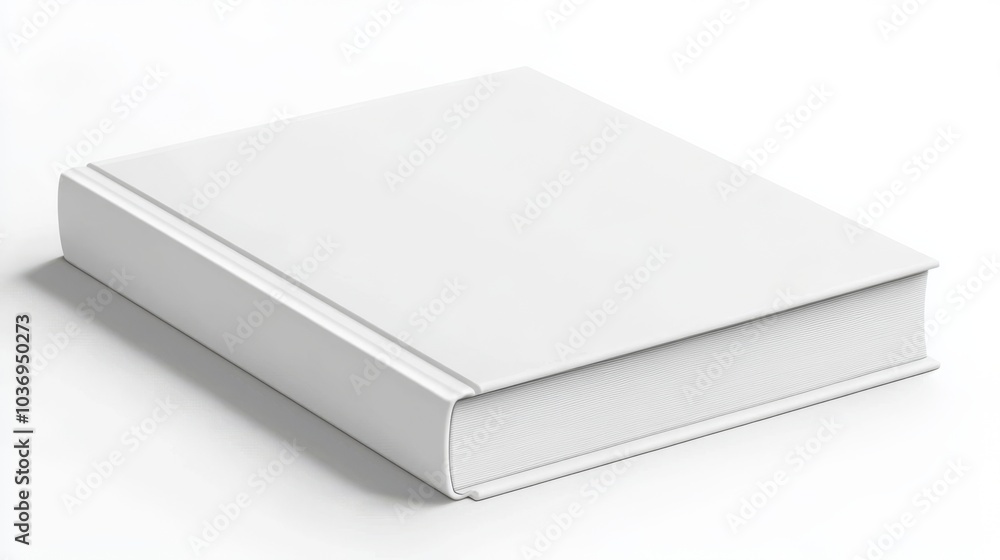 Blank White Hardcover Book Mockup Blank White Hardcover Book Mockup