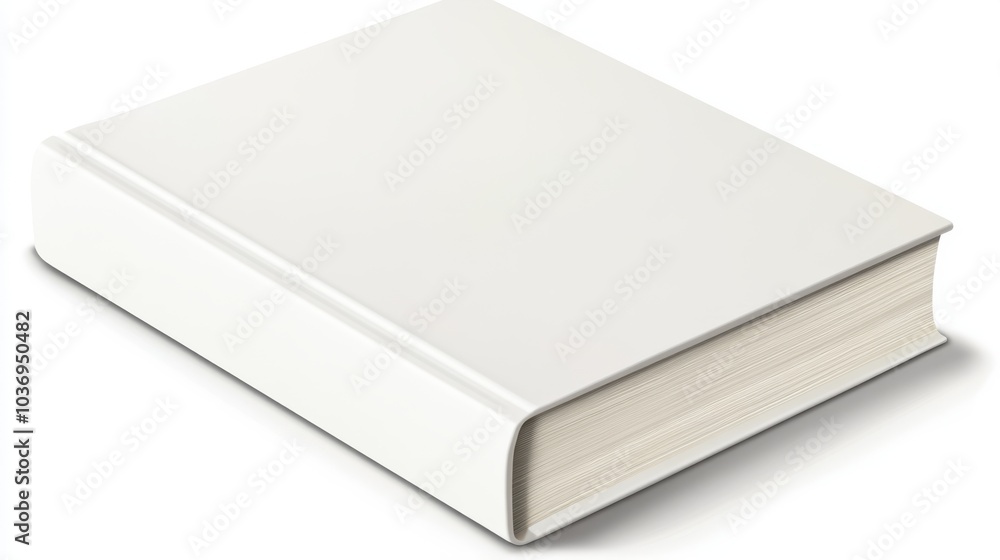 Blank White Hardcover Book Mockup Blank White Hardcover Book Mockup